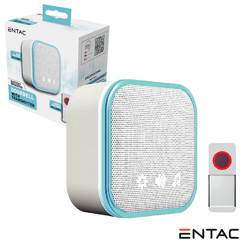 Campainha SEM Fios COM 1 Receptor 3xAA 150m ENTAC