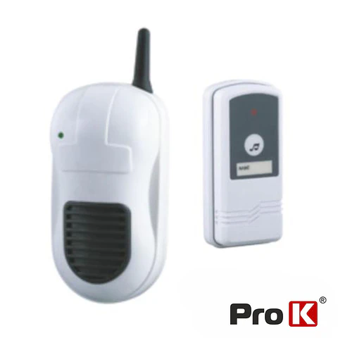 CAMPAINHA SEM FIOS COM COMANDO 230V PROK