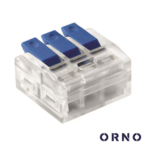 Ligador Rápido COM Patilha 3 Condutores 0.75-4mm² 6x ORNO