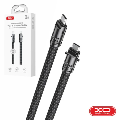Cabo USB-C Macho P/ USB-C Macho PD 60W 0.2m XO