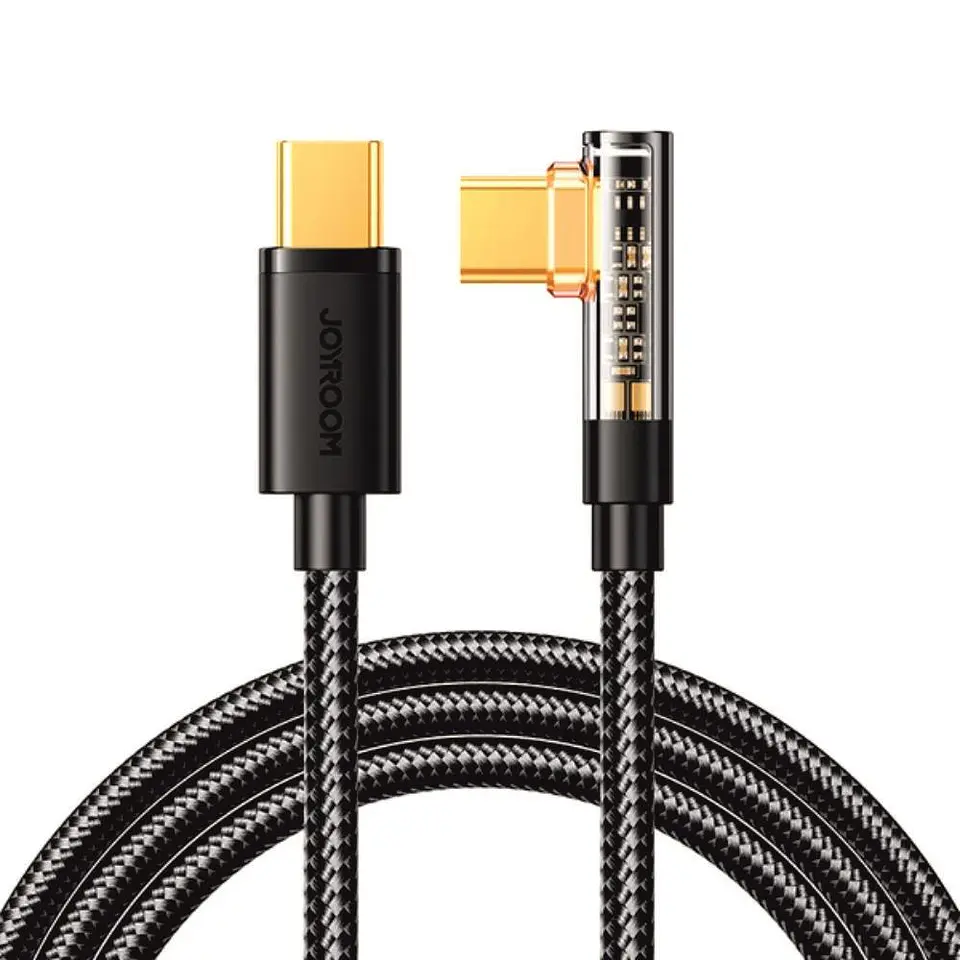 Cabo USB-C Macho P/ USB-C 90º Macho 5A 1.2m 100W JOYROOM 1