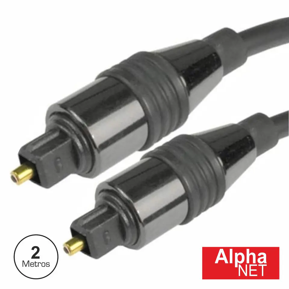 CABO FIBRA ÓPTICA TOSLINK-TOSLINK 2M 1