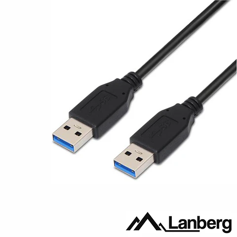 Cabo USB-A 3.0 Macho / USB-A Macho 0.5m LANBERG