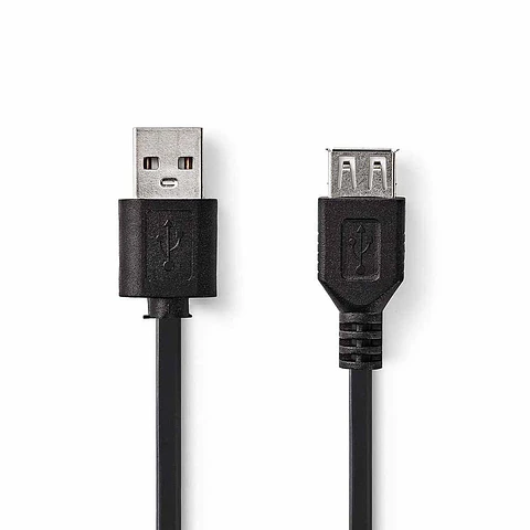 Cabo USB-A 2.0 Macho / USB-A Fêmea 2M