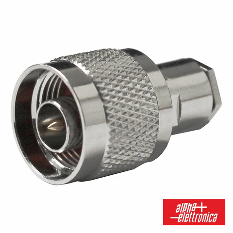 FICHA N MACHO P/ SOLDAR P/ CABO RG-58/U RG223/U