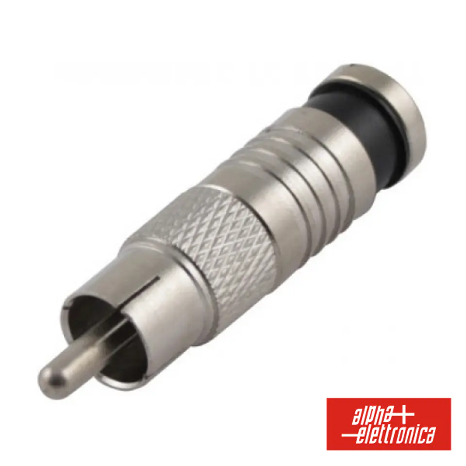FICHA RCA MACHO PRETA DE COMPRESSÃO 1