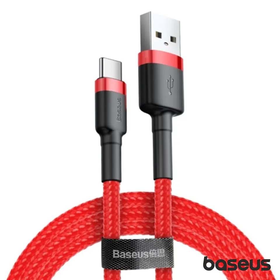 Cabo USB-A Macho P/ USB-C Macho 0.5m Cafule BASEUS 1