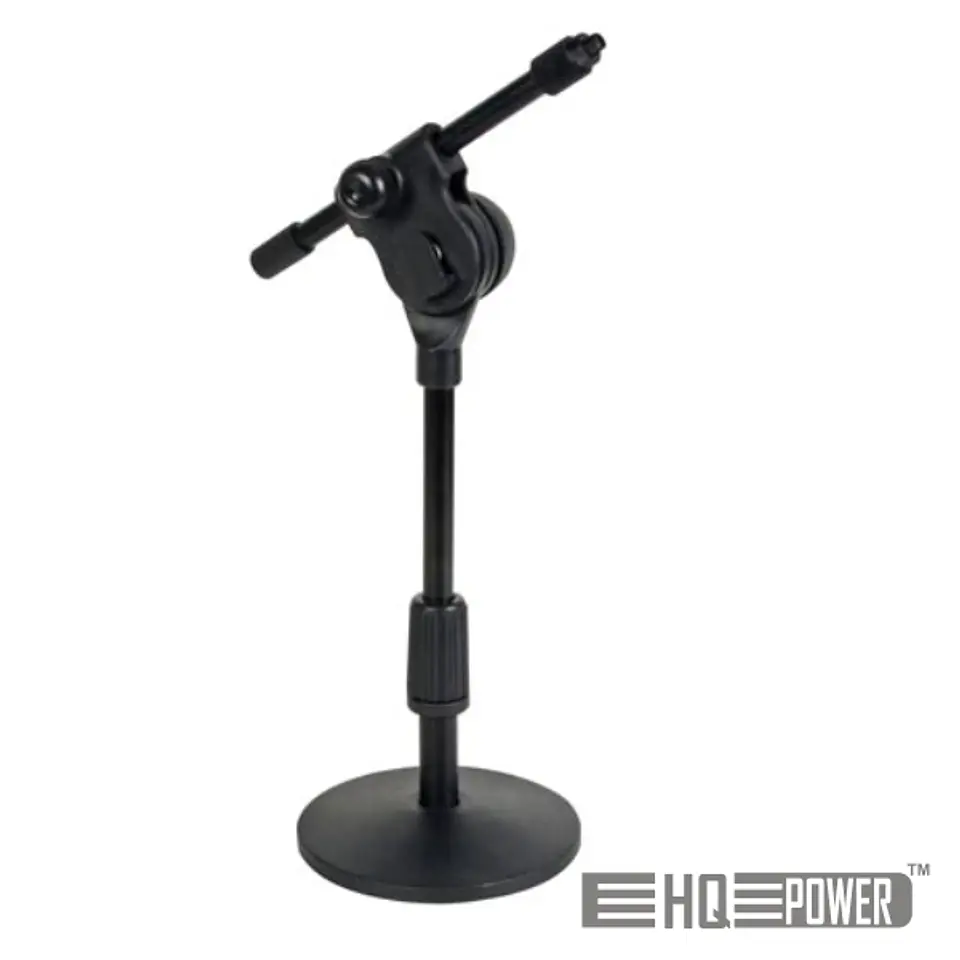 SUPORTE P/ MICROFONE DE MESA HQ POWER 1