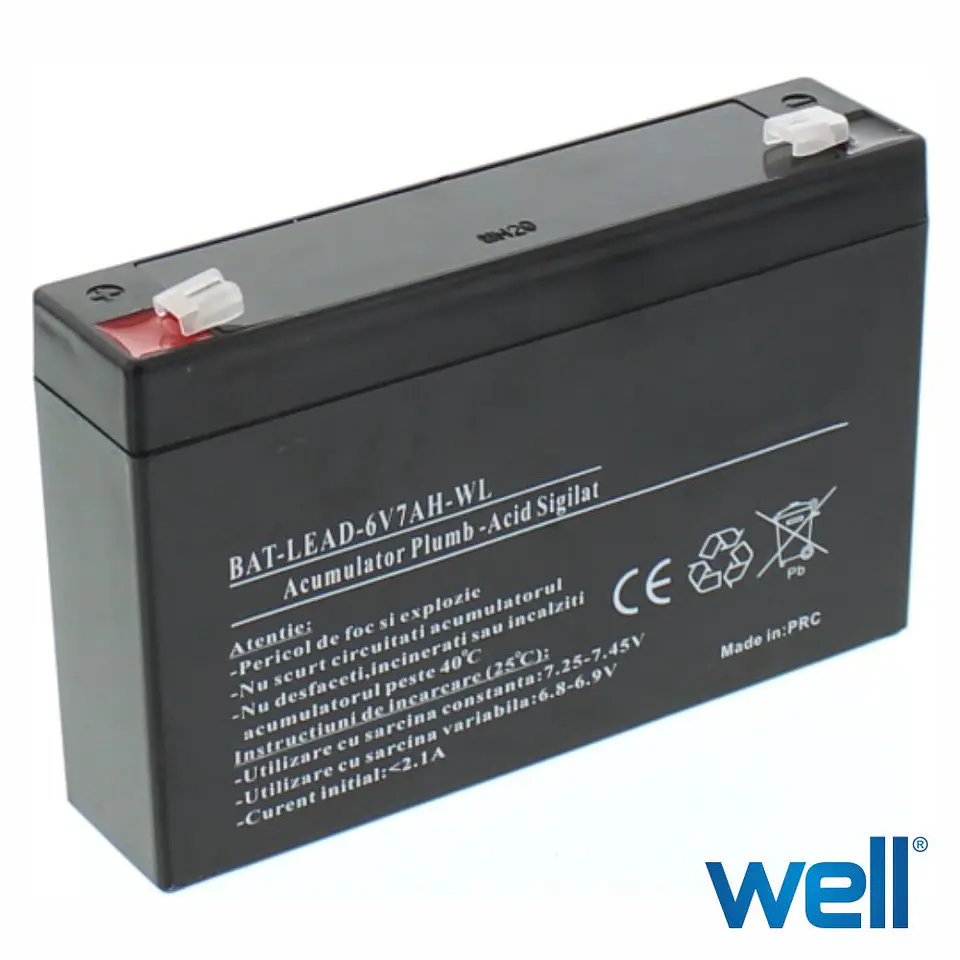 BATERIA CHUMBO 6V 7A 1