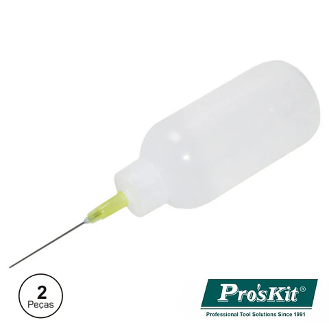 DISPENSADOR DE FLUX 2X COM AGULHA PONTA FINA