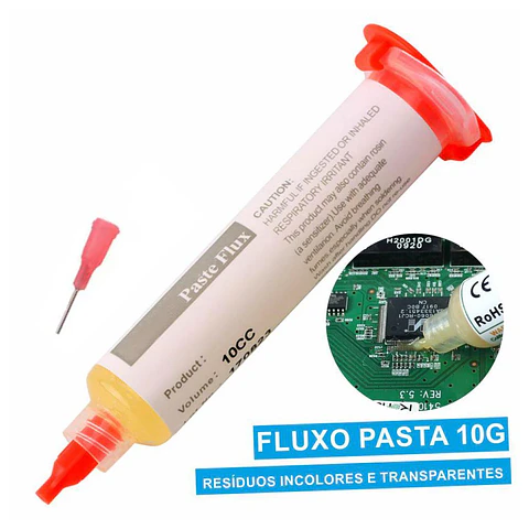 FLUXO EM PASTA P/ SOLDAR SERINGA 10GR