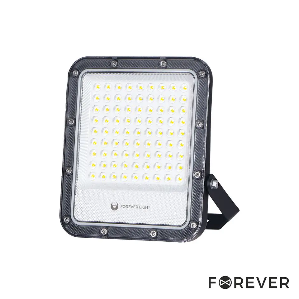 Foco LED 50W 230V 6500K 7500lm IP65 Preto FOREVER 1