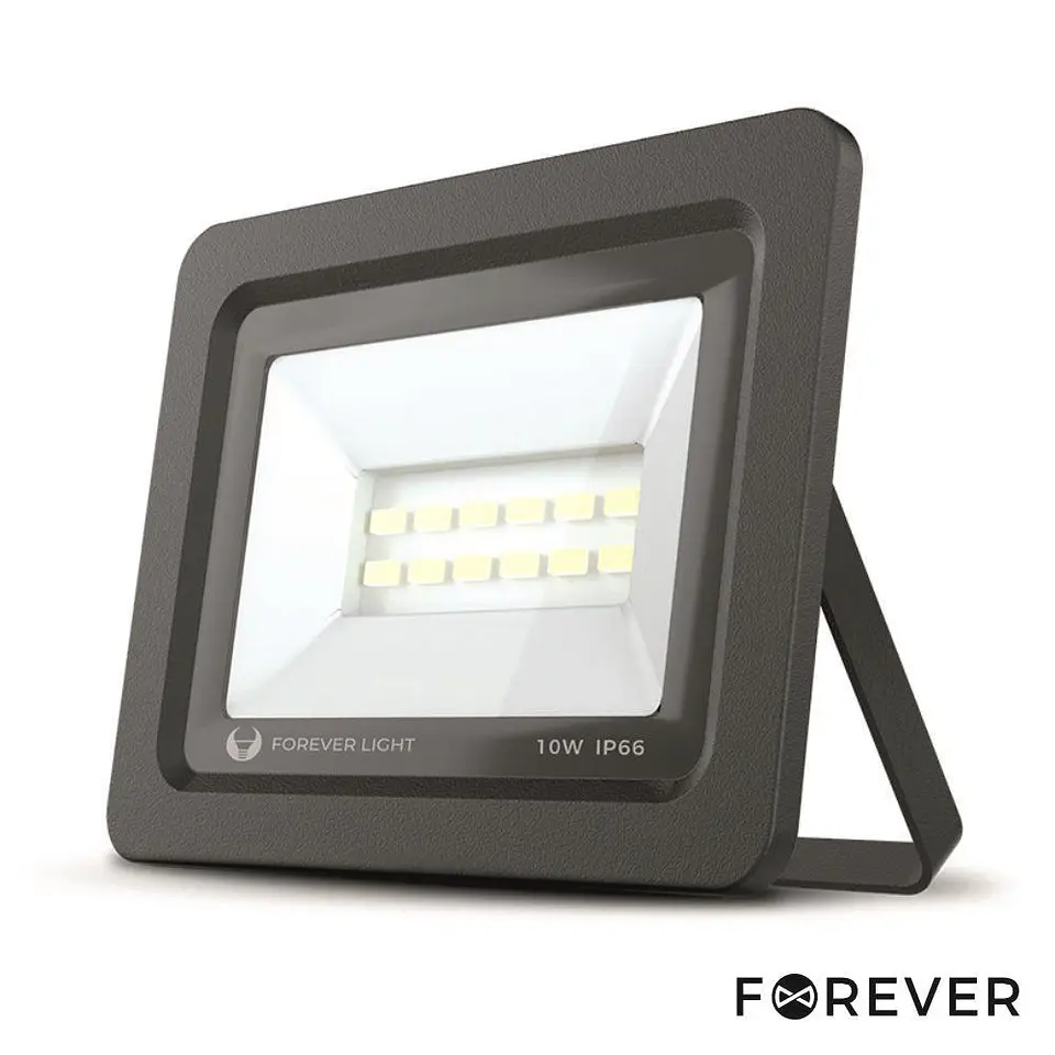 Foco LED 10W 230V 6000K 800lm Preto 1