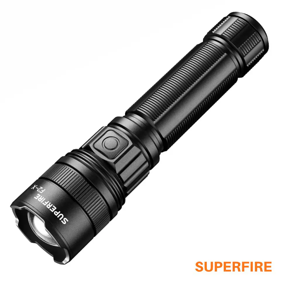 Lanterna 2W LED 220lm IP43 COM Zoom SUPERFIRE 1