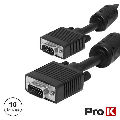 CABO VGA DOURADO MACHO / MACHO 10M COMFILTRO PROK
