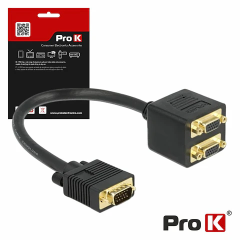 CABO PROFISSIONAL VGA M/F/F DOURADO PROK