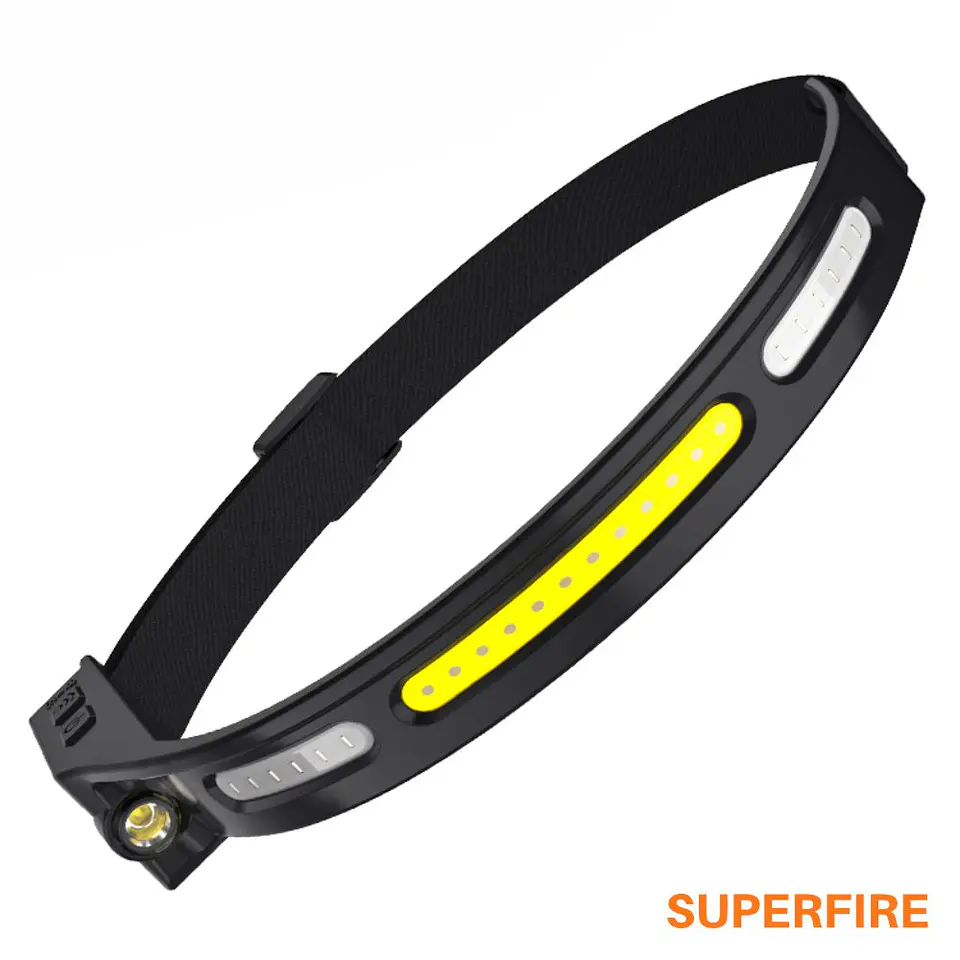 Lanterna de Cabeça 5W 625lm COM Sensor Movimento SUPERFIRE 1