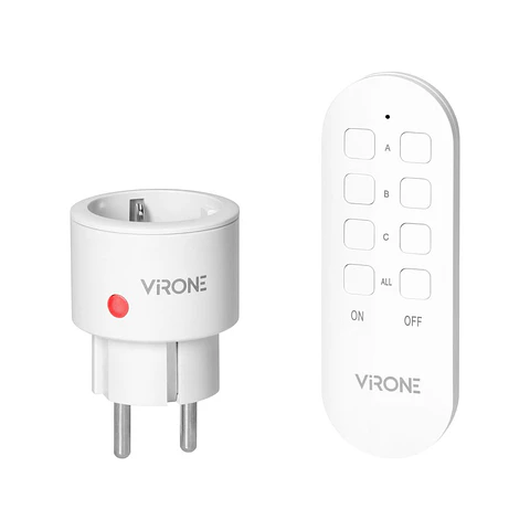 Tomada Elétrica COM Comando SEM Fios 2300W VIRONE