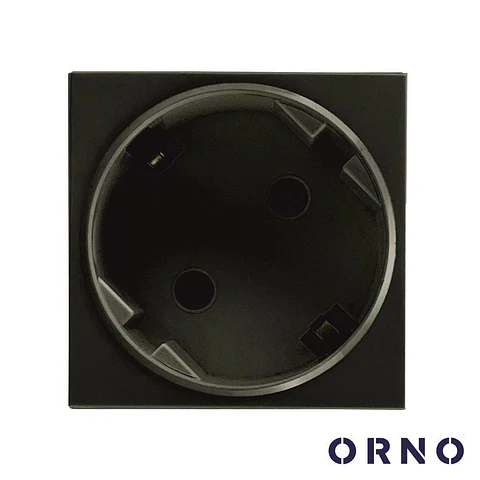 Módulo Schuko 45x45mm P/ Encastrar OR-GM-9010/B ORNO