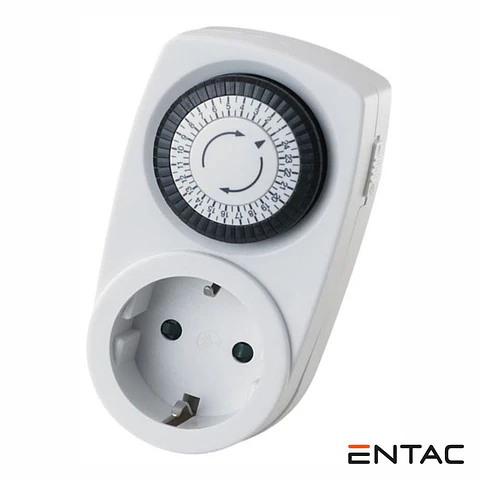 Temporizador Analógico Ajustável 24h ENTAC