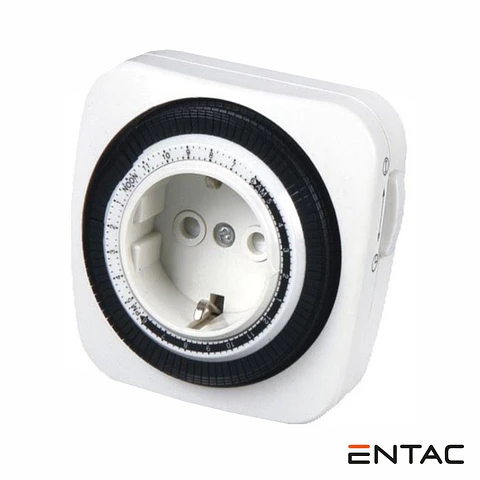 Temporizador Analógico Ajustável 24h ENTAC