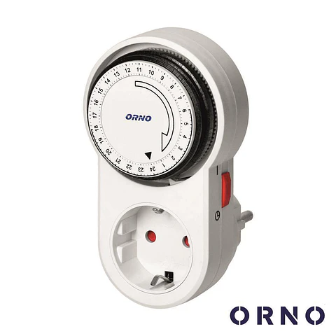 Temporizador Analógico Ajustável 24h ORNO