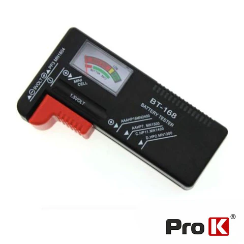 Testador De Baterias Universal AA/AAA/COMD/9V/1.5V PROK