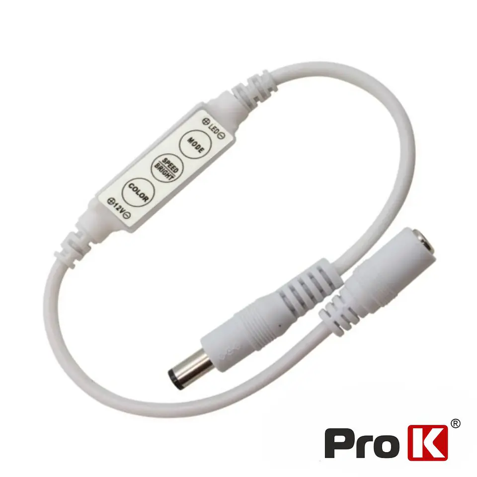 CONTROLADOR P/ FITA LEDS MONOCOR 12V PROK 1