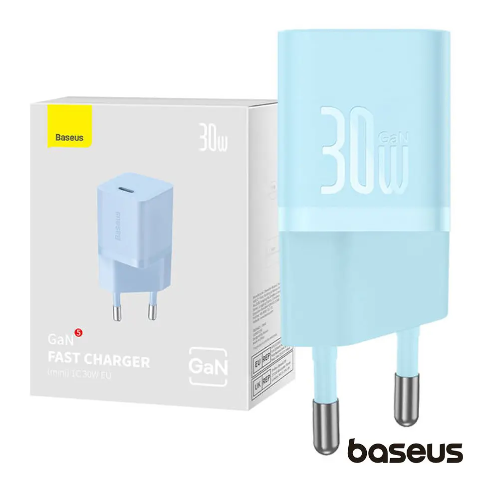 Alimentador Comutado Miniatura USB-C 30W GaN5 BASEUS 1