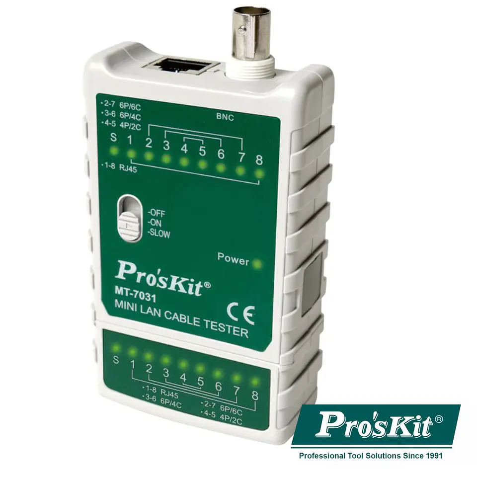 Testador De Cabos Rede Compacto PROSKIT 1