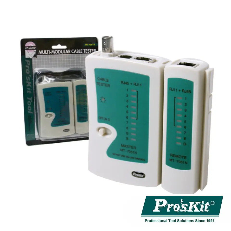 TESTADOR DE CABOS REDE MULTI MODULARES PROSKIT 1