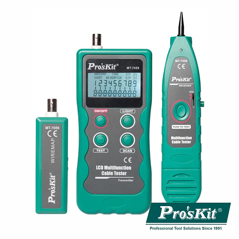 TESTADOR DE CABOSEMCONTINUIDADE COM GERADOR DE TONS PROSKIT