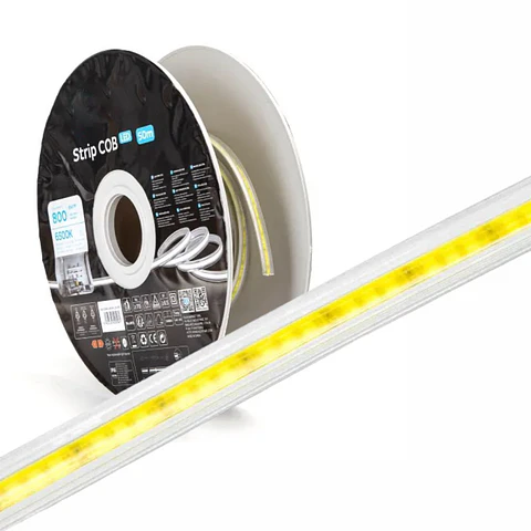 Fita LED COB 6500K 220V 50m IP65 8W/m