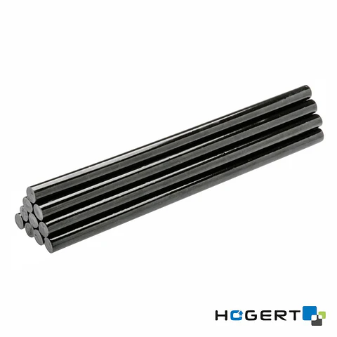 Conjunto de 12 Barras de Cola Quente 11.2x250mm Preto