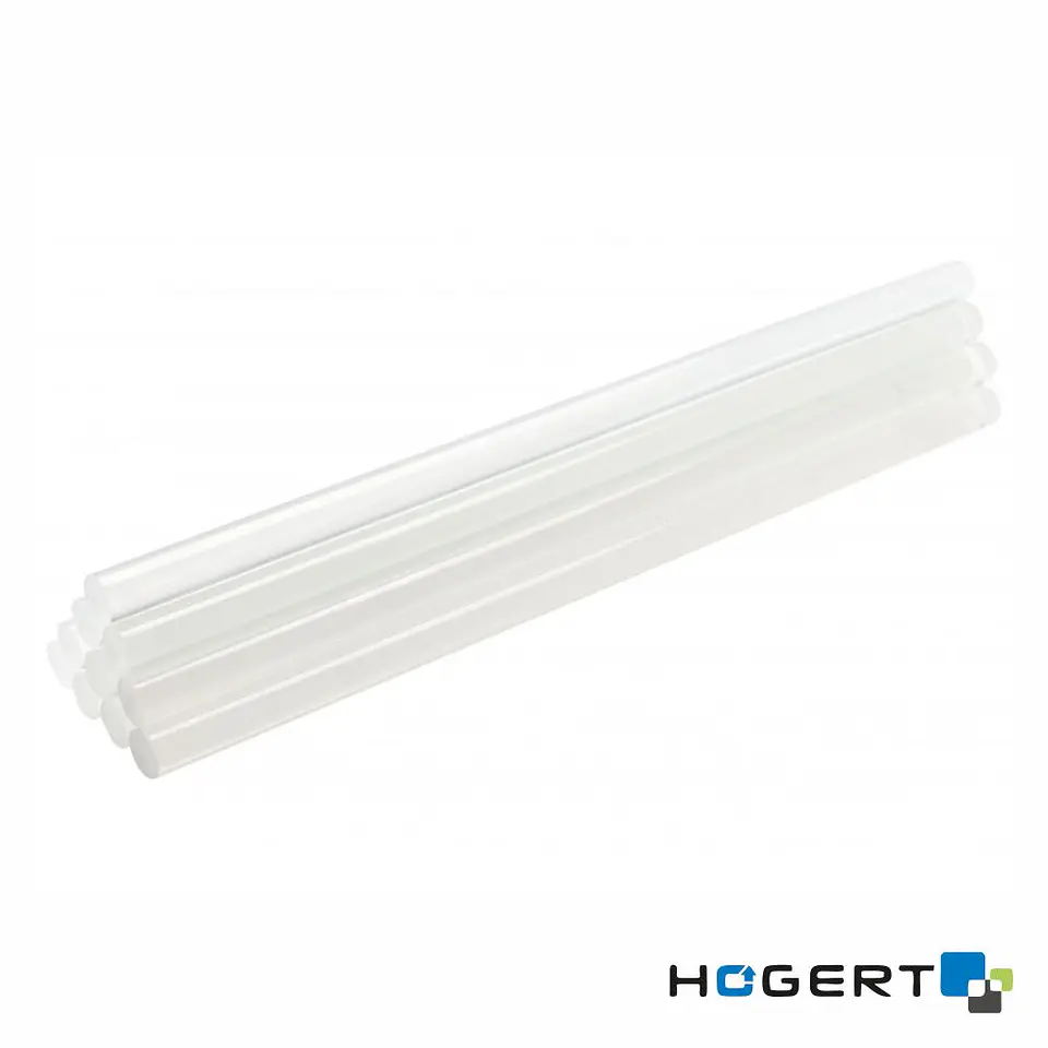 Conjunto de 12 Barras de Cola Quente 11.2x250mm Transparente 1