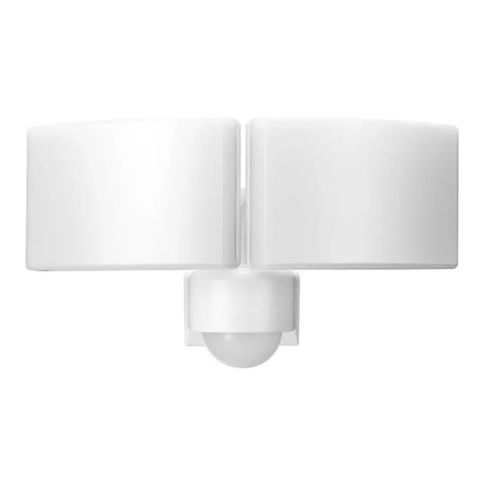 Foco Led Duplo P/ Jardim 2x20w 2x1600lm 4000k COM Sensor PIR 1