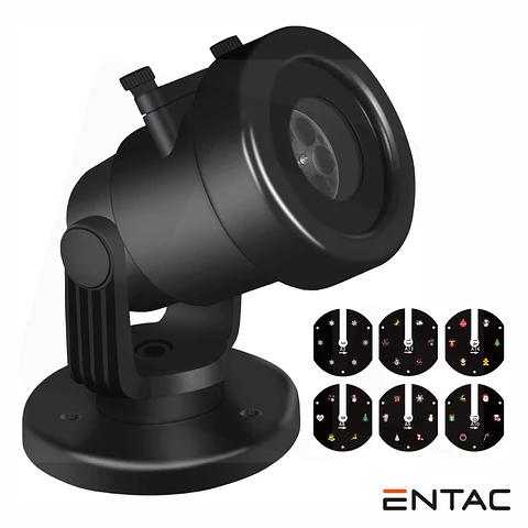 Projetor LED 6W De Natal Interior/Exterior 240V ENTAC
