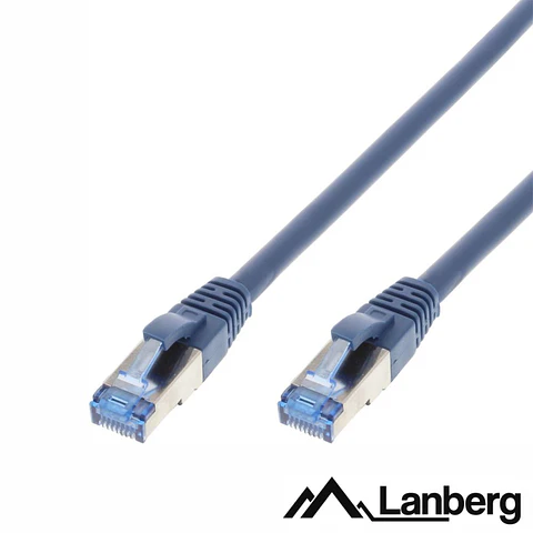Cabo SEMFTP LSZH CAT6A 5m Azul LANBERG