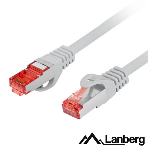 Cabo SEMFTP LSZH CAT6A 0.25m Cinzento LANBERG