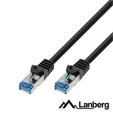 Cabo SEMFTP LSZH CAT6A 2m Preto LANBERG