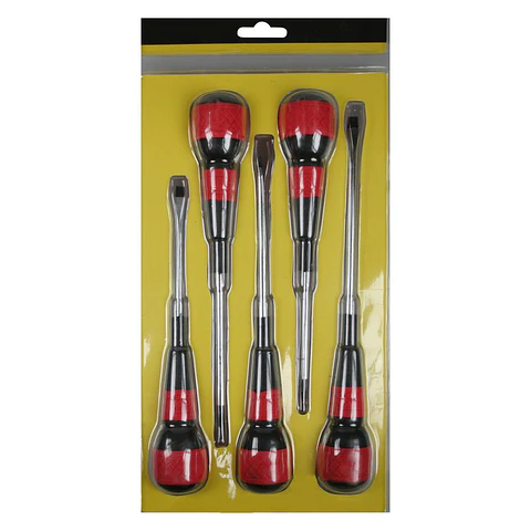 Conjunto de 5 Chaves Fendas e Philips