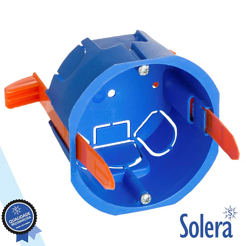 CAIXA DE PASSAGEM FLANGES FIXAÇÃO COM 6 ENTRADAS SOLERA