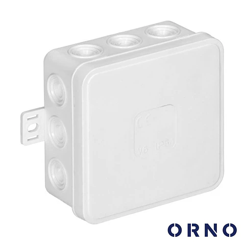 Caixa de Derivação Estanque COM 12 Cones 85x85x41mm ORNO