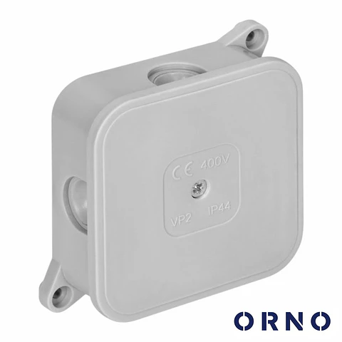 Caixa De Derivação Estanque COM 4 Entradas 85X85X35mm ORNO