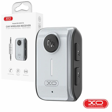 Recetor Bluetooth V5.3 COM Bateria Cinzento XO