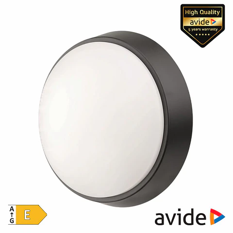 Aplique LED Redondo CCT 18W 2200lm IP65 AVIDE