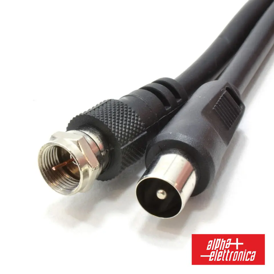 Cabo F Macho / Coaxial 9.5mm Macho 5m ALPHA 1