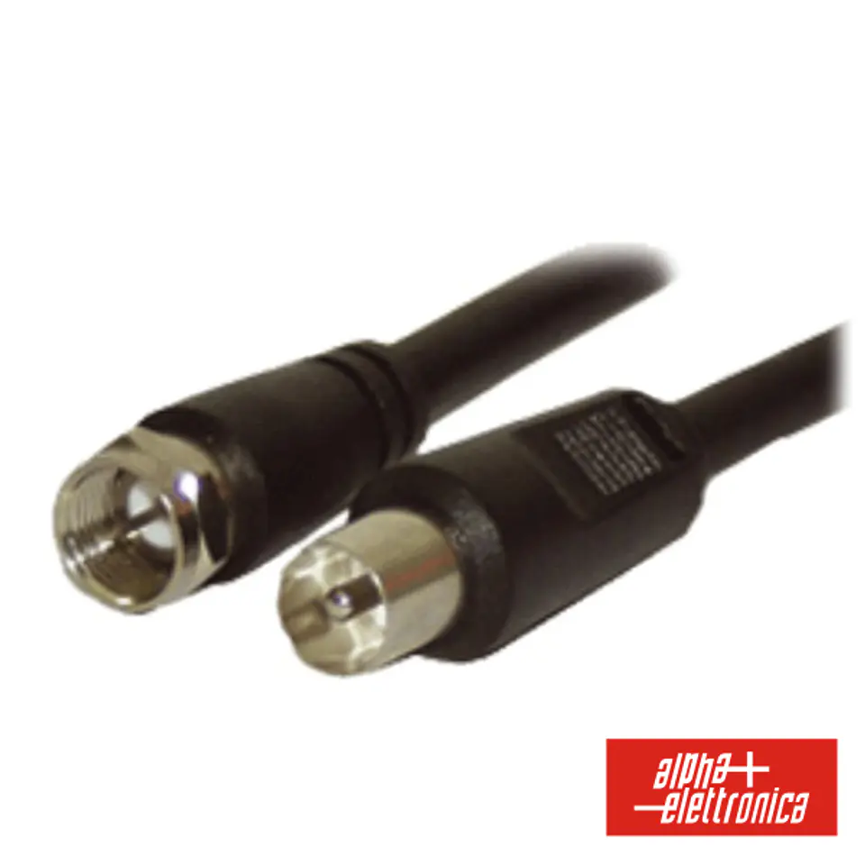 CABO F MACHO / COAXIAL 9.5MM MACHO 1M POLYBAG 1