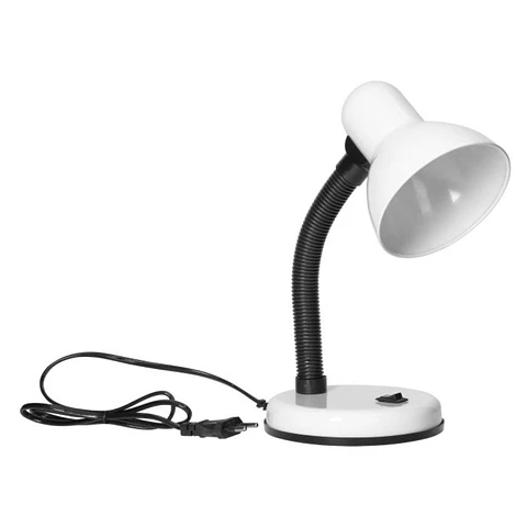 Candeeiro Secretária E27 10W IP20 Branco VIRONE