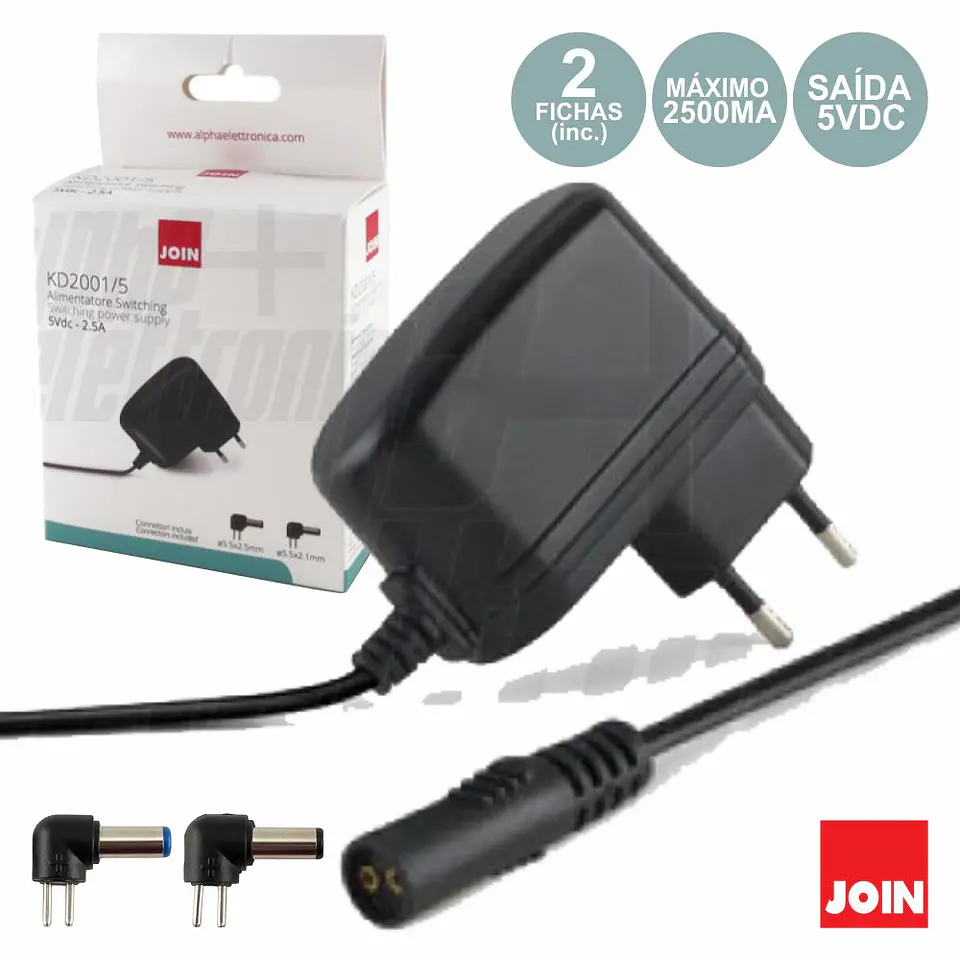 ALIMENTADOR SWITCHING 5V 2.5A JOIN 1